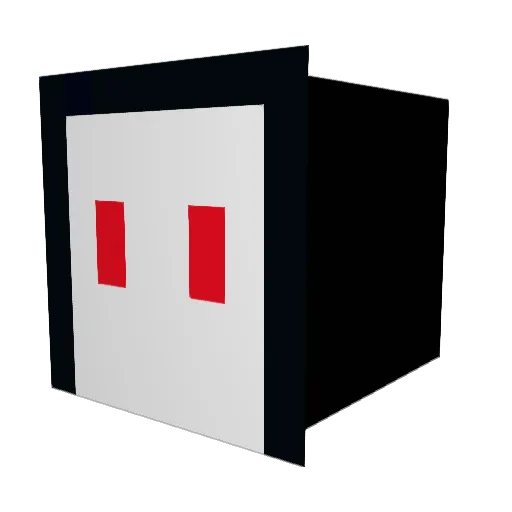 MyutoS Minecraft avatar head, 3D render