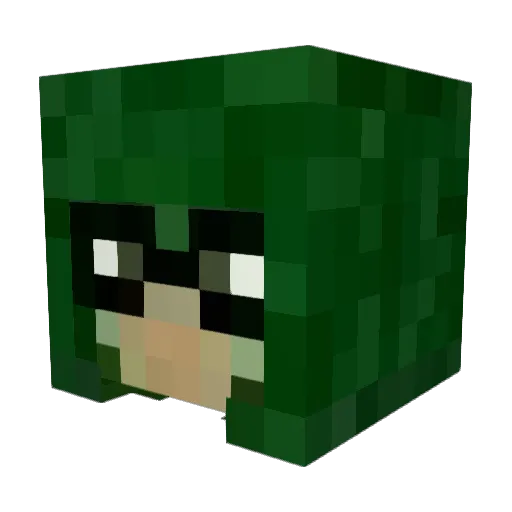 MyystiiK Minecraft avatar head, 3D render