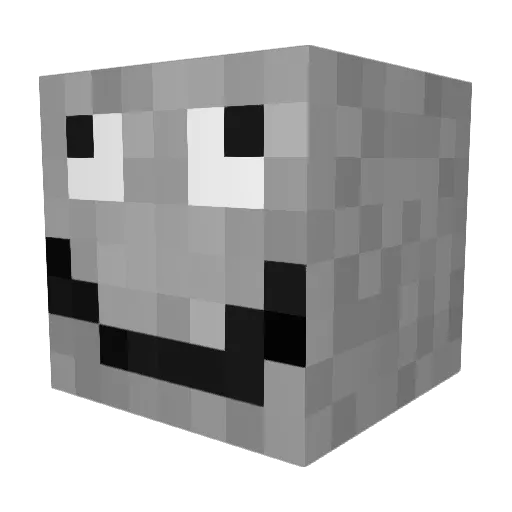Myz8 Minecraft avatar head, 3D render