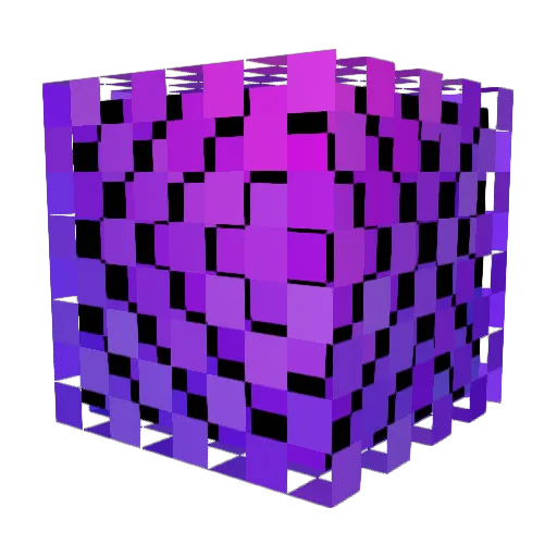 Myzelmann Minecraft avatar head, 3D render