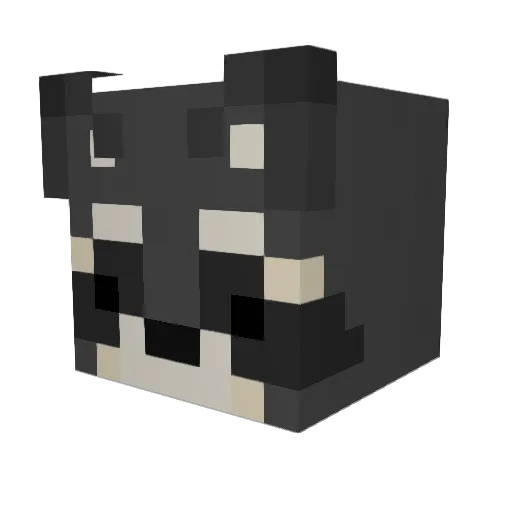 MznBelmont Minecraft avatar head, 3D render