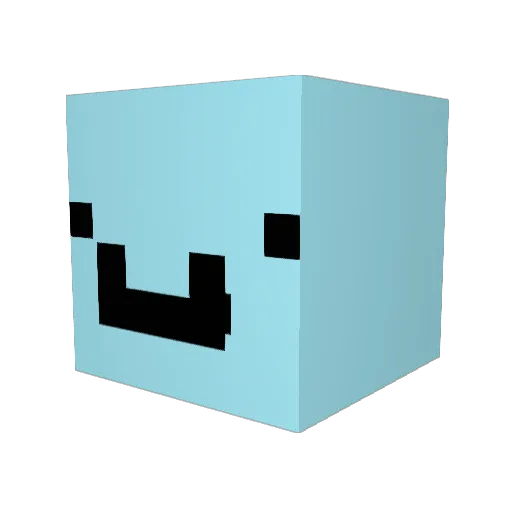 Mznsor Minecraft avatar head, 3D render