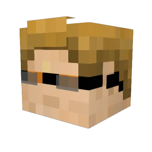 MzrThe Minecraft avatar head, 3D render