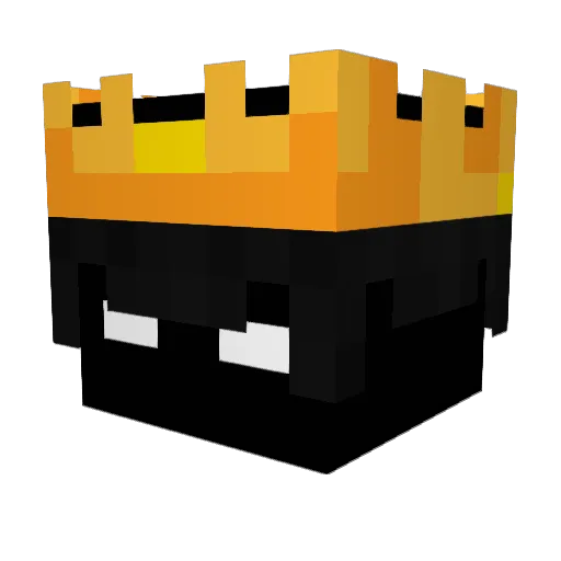 Mzyy_II Minecraft avatar head, 3D render