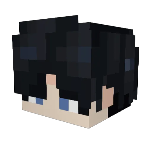 N00BYOOF Minecraft avatar head, 3D render
