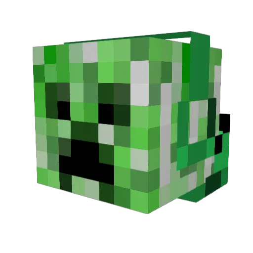 N0Gg3r Minecraft avatar head, 3D render