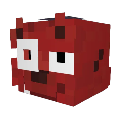 N0I3E Minecraft avatar head, 3D render