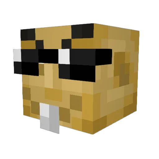N0OBMASTER34 Minecraft avatar head, 3D render