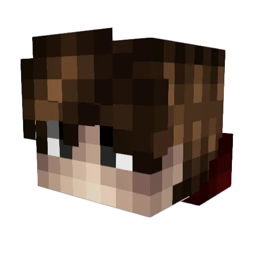 N0RMAN_pinx Minecraft avatar head, 3D render