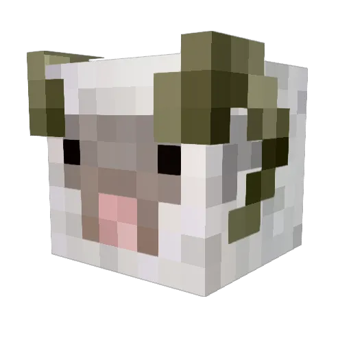 N0SS0 Minecraft avatar head, 3D render
