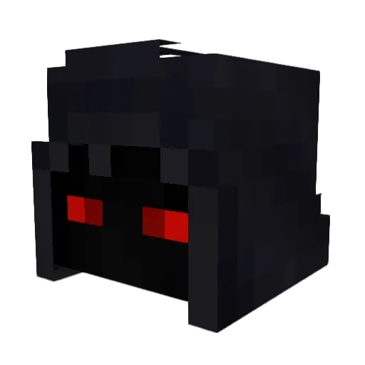 N0TD3v1L Minecraft avatar head, 3D render