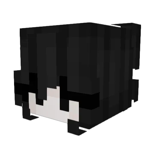 N0TL4RA Minecraft avatar head, 3D render