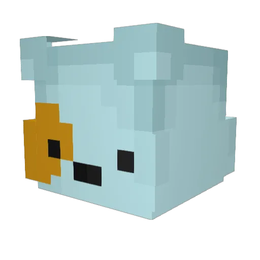 N0TTODAY Minecraft avatar head, 3D render