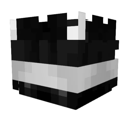N0T_KUR1 Minecraft avatar head, 3D render