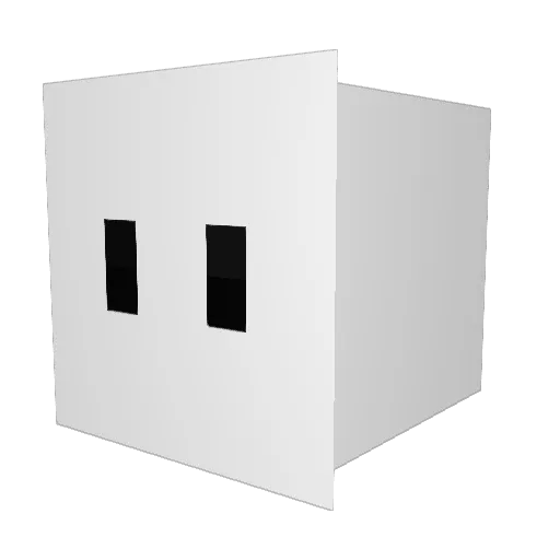 N0X1FY Minecraft avatar head, 3D render