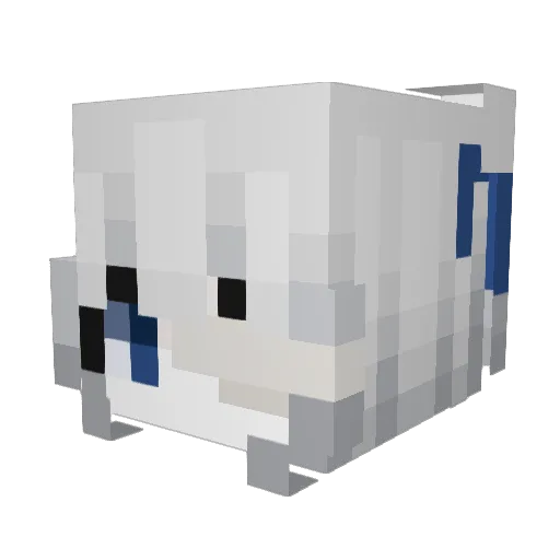 N0XIX Minecraft avatar head, 3D render