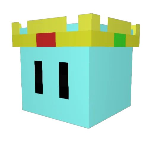 N0XXXXXX Minecraft avatar head, 3D render