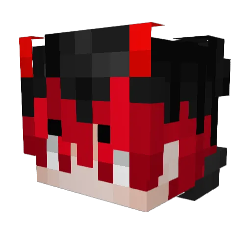 N0X_00 Minecraft avatar head, 3D render