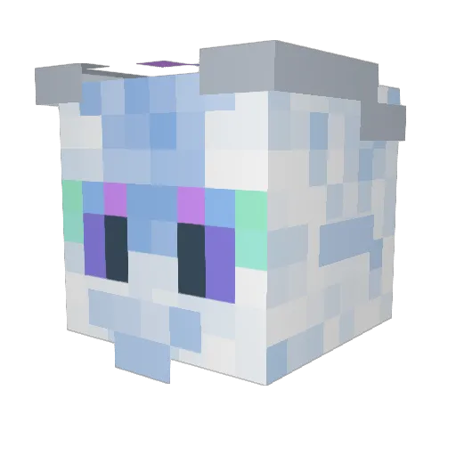 N0_Hesitation Minecraft avatar head, 3D render