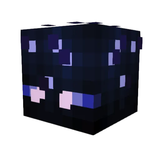 N0_LEGACY Minecraft avatar head, 3D render
