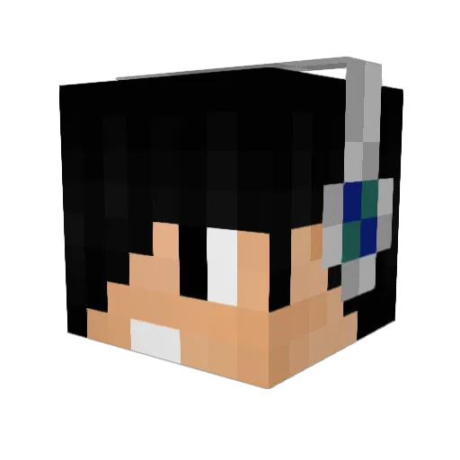 N0bleDeath Minecraft avatar head, 3D render
