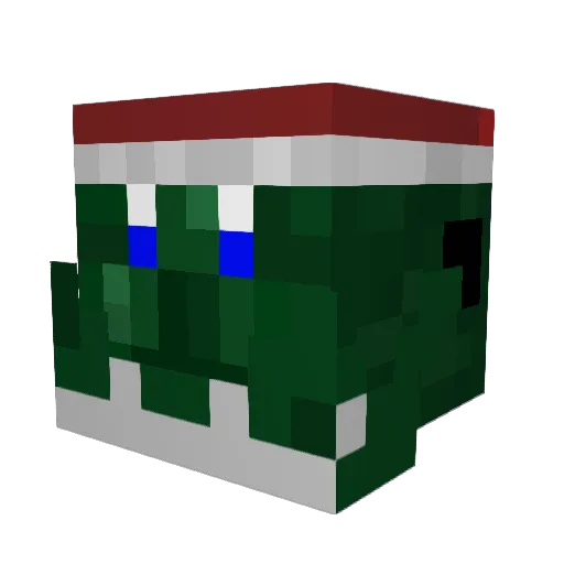 N0c7ua Minecraft avatar head, 3D render