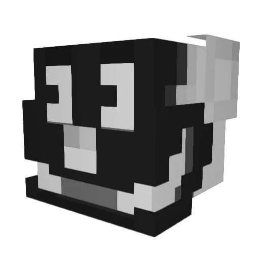 N0ddinq Minecraft avatar head, 3D render