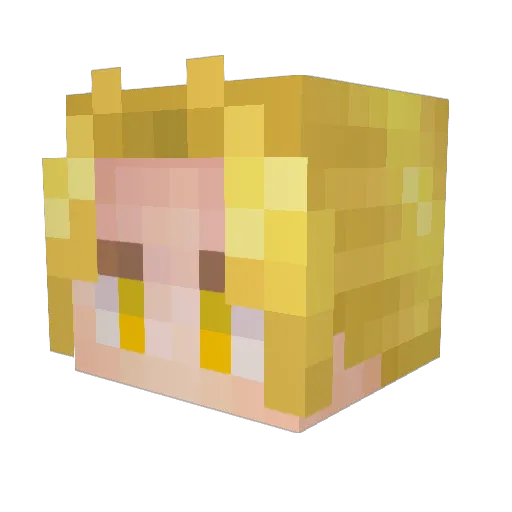 N0irLi0n Minecraft avatar head, 3D render