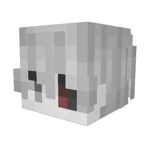 N0kris Minecraft avatar head, 3D render
