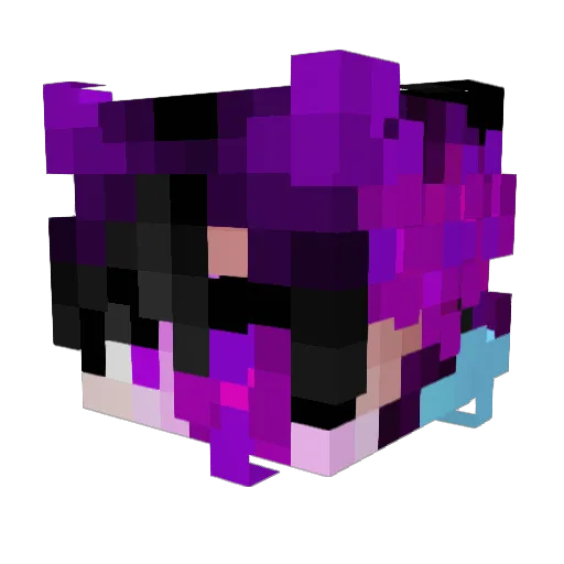 N0mystery Minecraft avatar head, 3D render