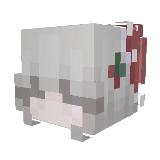 N0odleSoup Minecraft avatar head, 3D render
