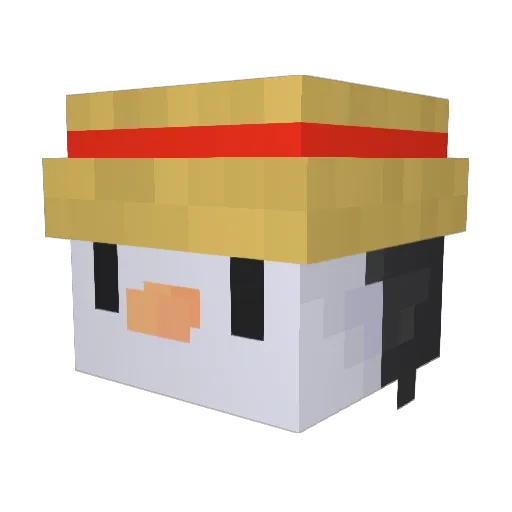 N0otN0otMan Minecraft avatar head, 3D render