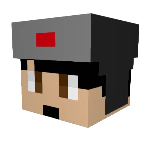 N0rski Minecraft avatar head, 3D render