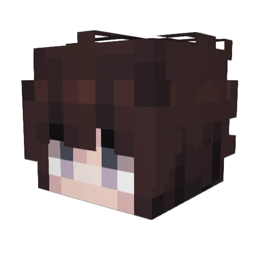 N0sreme Minecraft avatar head, 3D render