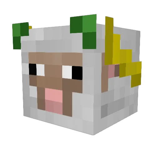 N0tN0te Minecraft avatar head, 3D render