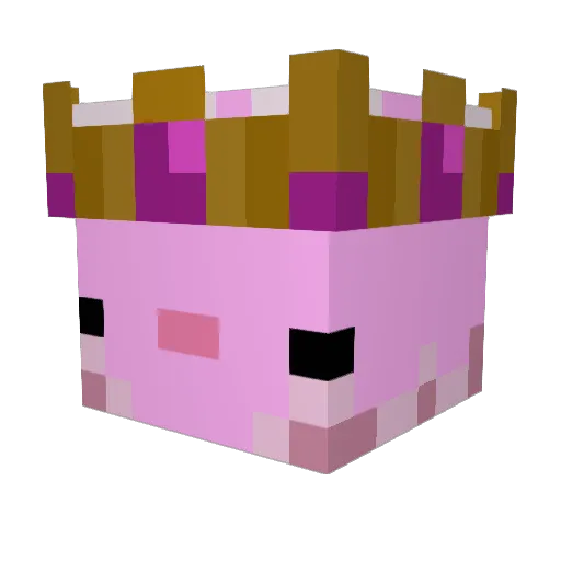 N0tThis Minecraft avatar head, 3D render