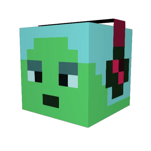 N0thInG1564 Minecraft avatar head, 3D render