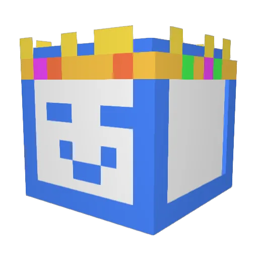 N0udBD Minecraft avatar head, 3D render