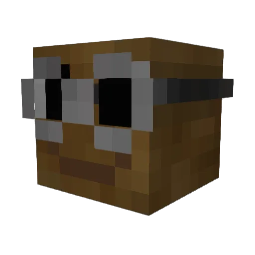 N0vaturient Minecraft avatar head, 3D render