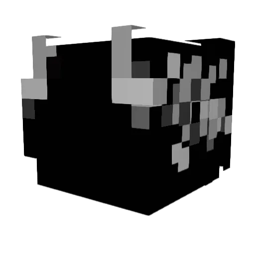 N0xlezz Minecraft avatar head, 3D render