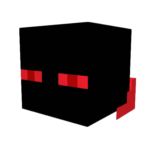 N11ghtMare Minecraft avatar head, 3D render