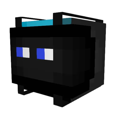 N1K1_74 Minecraft avatar head, 3D render
