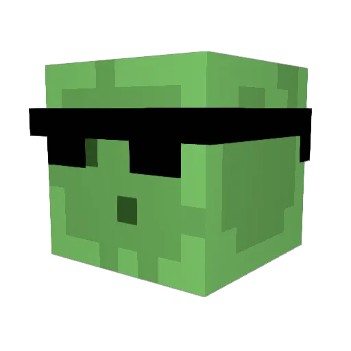 N1Lz_M1lL Minecraft avatar head, 3D render