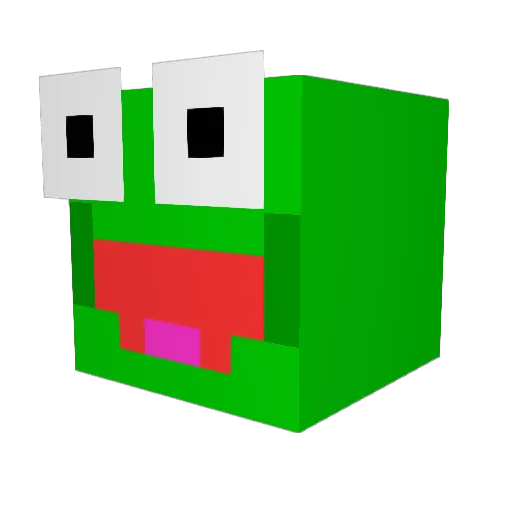 N1PPleViking Minecraft avatar head, 3D render