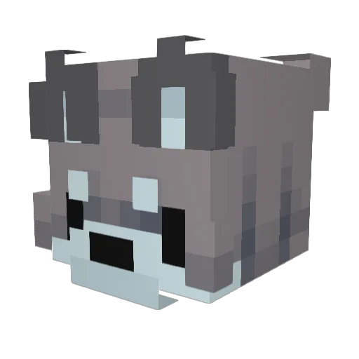 N1R0v Minecraft avatar head, 3D render