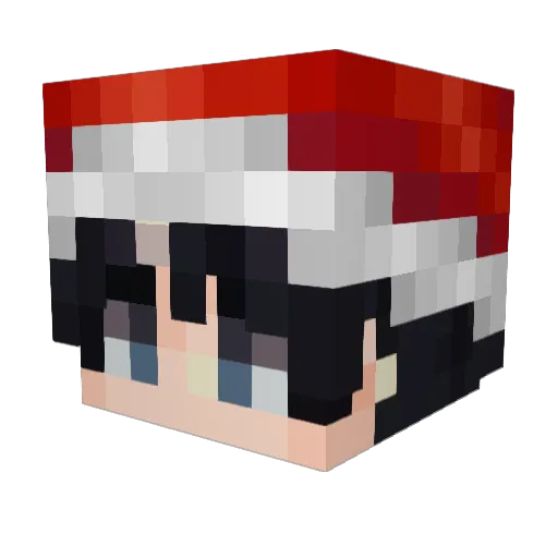 N1TROVZN Minecraft avatar head, 3D render