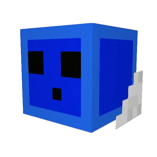 N1TRO_Vman Minecraft avatar head, 3D render