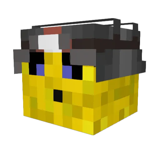 N1cM4tth3w63 Minecraft avatar head, 3D render