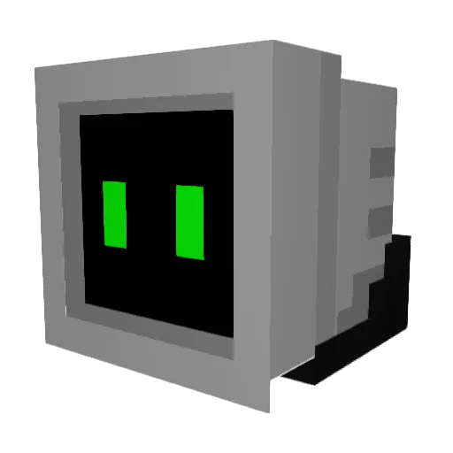 N1ck2012 Minecraft avatar head, 3D render