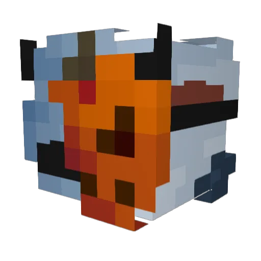 N1ghterblde Minecraft avatar head, 3D render